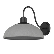 Golden 2866-OWL NB-NG - Yep by Golden Lighting Levitt 1-light Outdoor Wall in Natural Black and Natural Gray shade